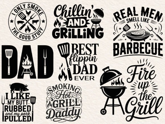 Barbecue Grill Bundle, Funny BBQ Quote