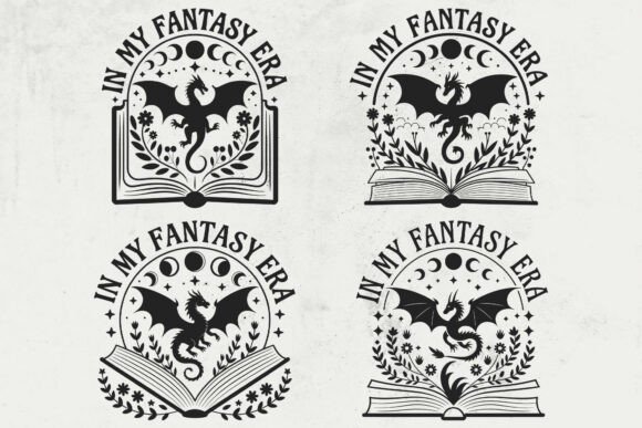 In My Fantasy Era SVG PNG Fantasy Book
