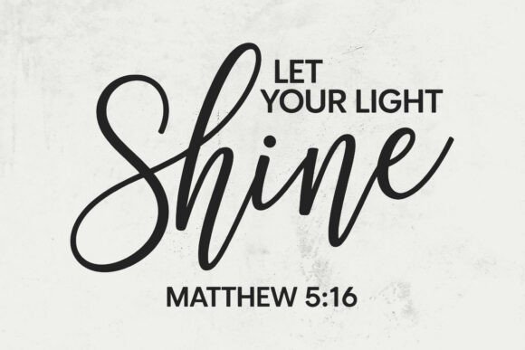 Let Your Light Shine SVG