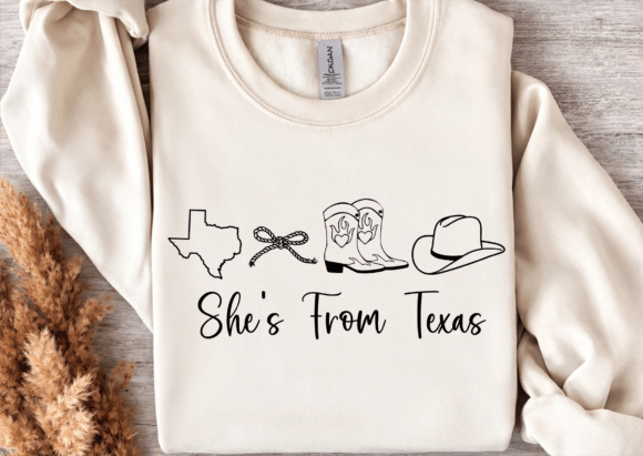 She’s from Texas Independence Day SVG