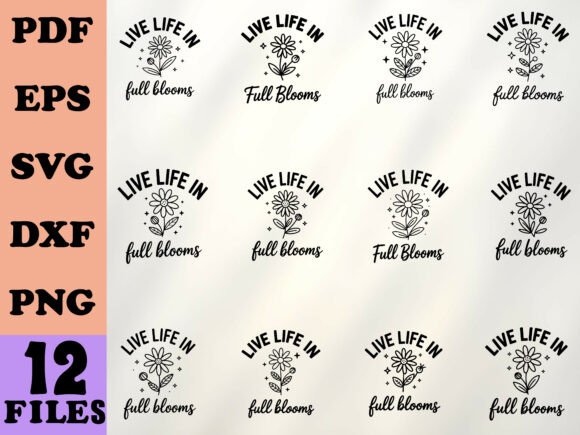 Spring Flowers Positive Quote SVG Review: A Delightful Design for Seasonal Embroidery Projects